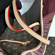 LV Neverfull shopping bag M50366 Monogram with pink - 2