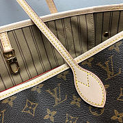 LV Neverfull MM Monogram with apricot M40995 - 4