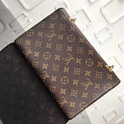 Louis Vuitton Monogram canvas chain black bag VICTOIRE handbag M41731 - 2