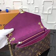 L V Pallas chain shoulder Grape purple bag M41200 - LV - 3