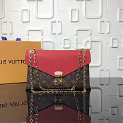 Lious Vuitton Pallas chain shoulder Red bag M41200 - 1