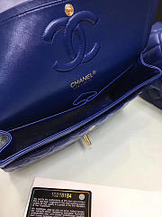 Chanel Flap Blue Bag With Silver or gold Hardware 25cm CF1112 - 4