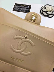 Chanel Flap Apricot Bag With Silver or gold Hardware 25cm CF1112 - 2