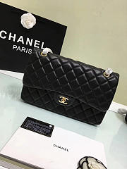 Chanel Jumbo Black Bag With Silver or gold Hardware 30cm - 3