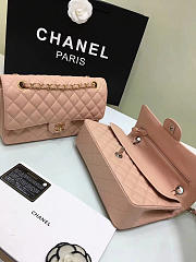 Chanel Double Flap Pink Bag with Silver or Glod Hardware 25cm - 4