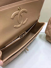 Chanel Double Flap Nude Bag with Silver or Glod Hardware 25cm - 4