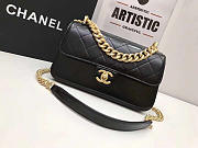 Chanel Flap Bag with Black - 1