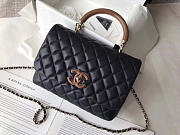 Chanel Coco Handle Bag Black - 5