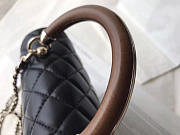 Chanel Coco Handle Bag Black - 6