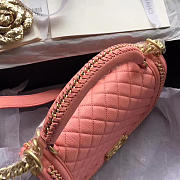 Chanel Boy Bag Pink 25cm - 5