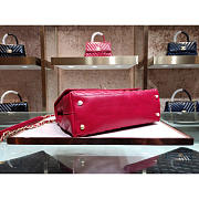Chanel Coco Handle Bag Red with Gold Hardware - 6