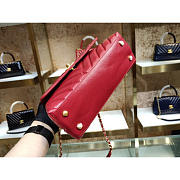 Chanel small Coco Handle Bag Red with Gold Hardware - 5