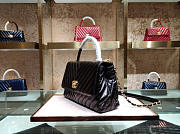 Chanel Coco Handle Bag Black with Gold Hardware - 6