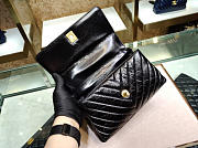 Chanel small Coco Handle Bag Black with Gold Hardware - 2