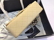 Chanel Flap Bag Lambskin Apricot with Gold Hardware 20CM - 3
