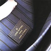 Louis Vuitton Cowskin Pochette Metis Bag with Navy Blue M41485 monogram empreinte - 4