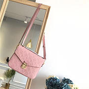 Louis Vuitton Cowskin Pochette Metis Bag with Pink M41485 monogram empreinte - 1