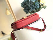 Louis Vuitton Cowskin Pochette Metis Bag with Red M41485 monogram empreinte - 4