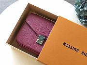 Louis Vuitton Cowskin Pochette Metis Bag with Rose Red M41485 monogram empreinte - 6