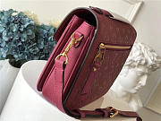 Louis Vuitton Cowskin Pochette Metis Bag with Rose Red M41485 monogram empreinte - 4