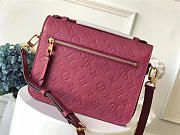 Louis Vuitton Cowskin Pochette Metis Bag with Rose Red M41485 monogram empreinte - 3