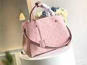 Louis Vuitton Montaigne Medium Bag with Pink M41046 - 1