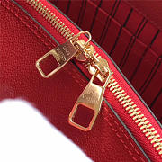Louis Vuitton Montaigne Medium Bag with Red M41046 - 5