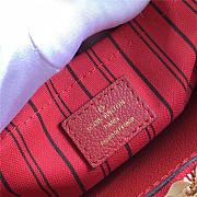 Louis Vuitton Montaigne Medium Bag with Red M41046 - 6