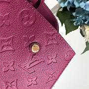 Louis Vuitton Montaigne Medium Bag with Rose Red M41046 - 2