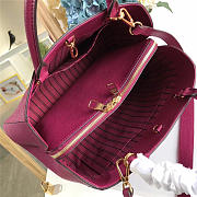 Louis Vuitton Montaigne Medium Bag with Rose Red M41046 - 6