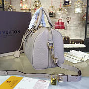 Louis Vuitton SPEEDY Bag with white 30cm - 4