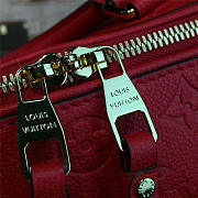 Louis Vuitton SPEEDY Bag with Red 30cm - 5