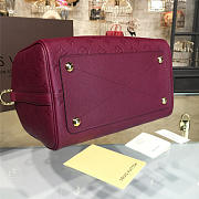 Louis Vuitton SPEEDY Bag with Wine Red 30cm - 6