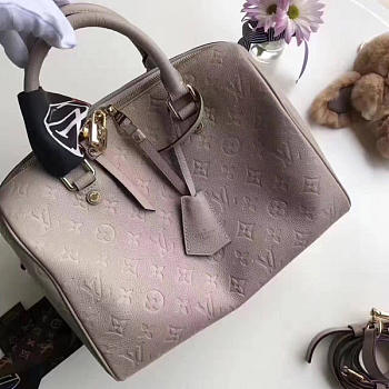 Louis Vuitton SPEEDY Bag with Nude 30cm