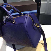 Louis Vuitton SPEEDY Bag with Navy Blue 30cm - 2