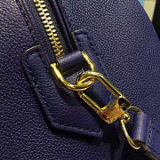 Louis Vuitton SPEEDY Bag with Navy Blue 30cm - 3