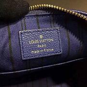 Louis Vuitton SPEEDY Bag with Navy Blue 30cm - 4