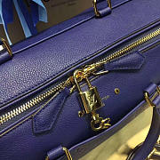 Louis Vuitton SPEEDY Bag with Navy Blue 30cm - 5