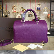 Louis Vuitton SPEEDY Bag with Purple 30cm - 3