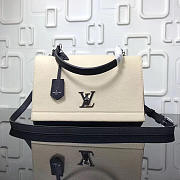 Louis Vuitton Lockme Black and White Bag M50250 - 4