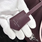 Louis Vuitton Lockme Burgundy Bag M50250 - 2