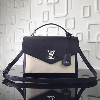 Louis Vuitton Lockme Black and White Bag M54878