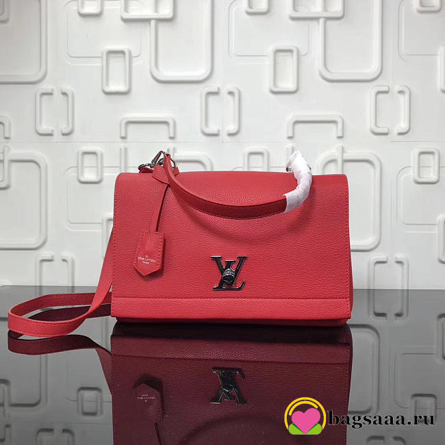 Louis Vuitton Lockme Red Bag M50250 - 1