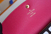 Louis Vuitton Emilie Rose Red Wallet M64202 - 2