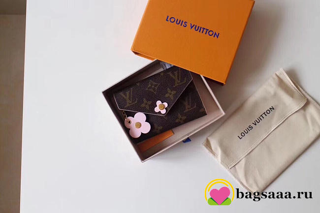 Louis Vuitton Original Emilie Pink Wallet  - 1