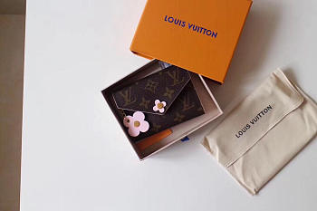 Louis Vuitton Original Emilie Pink Wallet 