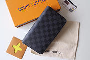 Louis Vuitton ZIPPY ORGANIZER Monogram Black Wallet M60002A - 2