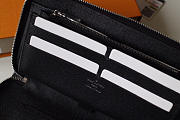 Louis Vuitton ZIPPY ORGANIZER Monogram Black Wallet M60002A - 4