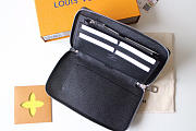 Louis Vuitton ZIPPY ORGANIZER Monogram Black Wallet M60002A - 5