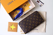 Louis Vuitton ZIPPY ORGANIZER Monogram Large Wallet M60002A - 1